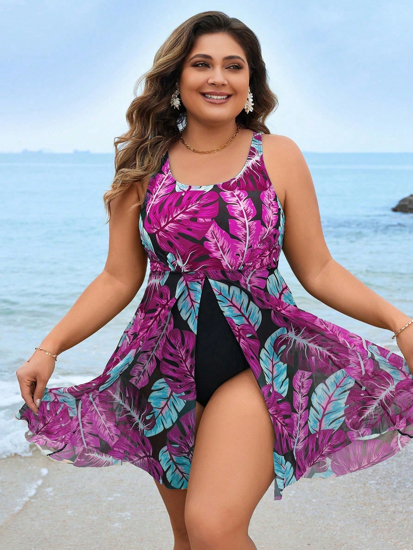 Maiô Feminino em Estampa Exclusiva e Alças Confortáveis