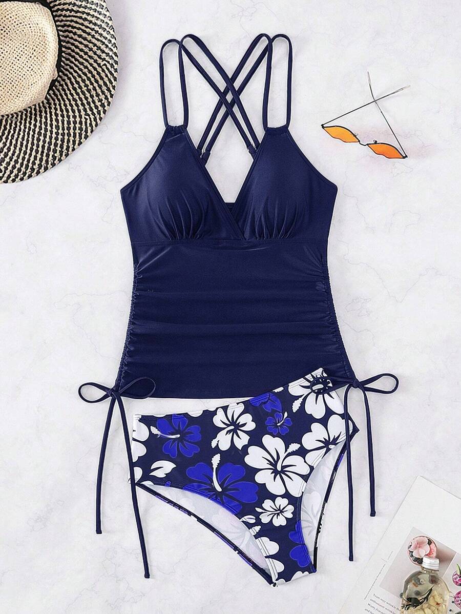 Biquíni Tankini Floral Pacífico