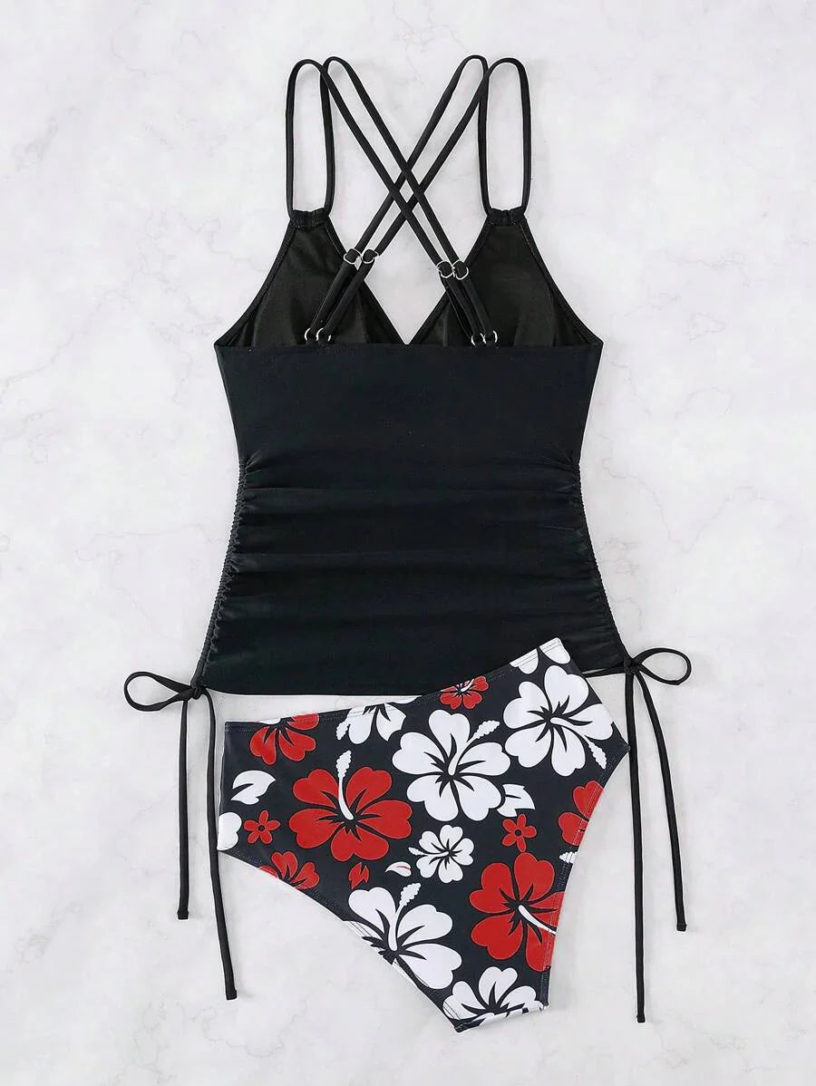 Biquíni Tankini Floral Pacífico