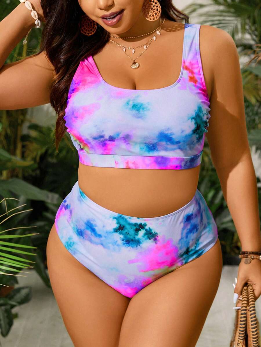 Biquini Feminino com Estampa Aleatória