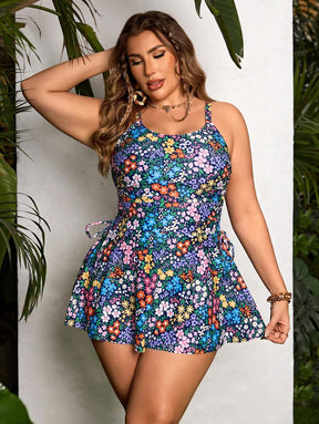 Tankini Feminino Decote em U, Laço Lorraine