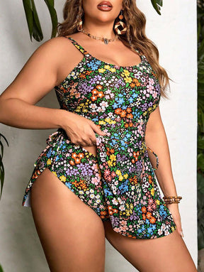 Tankini Feminino Decote em U, Laço Lorraine