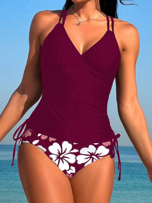 Biquíni Tankini Floral Pacífico