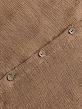 Saia Feminina de Algodão Comprimento Médio com Botões - Rossela