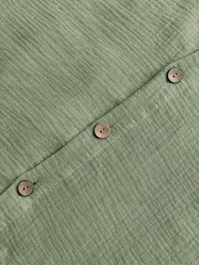 Saia Feminina de Algodão Comprimento Médio com Botões - Rossela