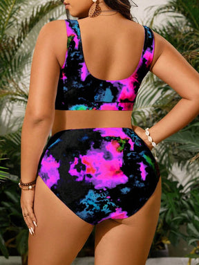 Biquini Feminino com Estampa Aleatória