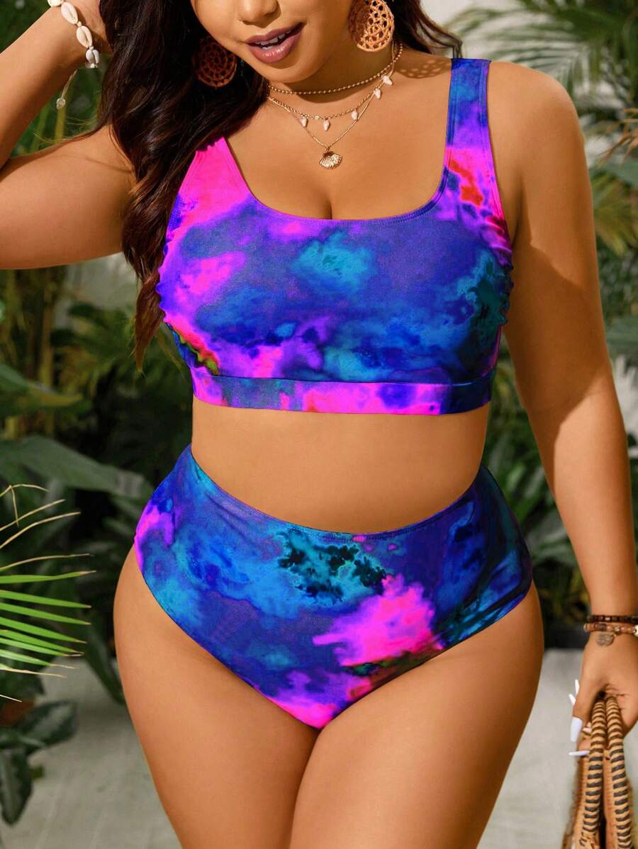 Biquini Feminino com Estampa Aleatória