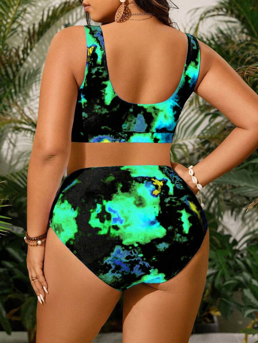 Biquini Feminino com Estampa Aleatória