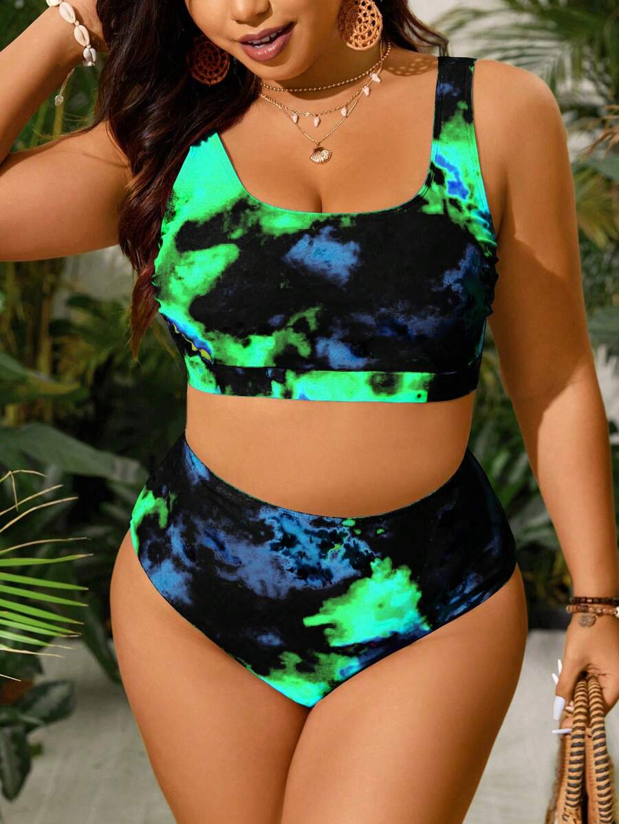 Biquini Feminino com Estampa Aleatória