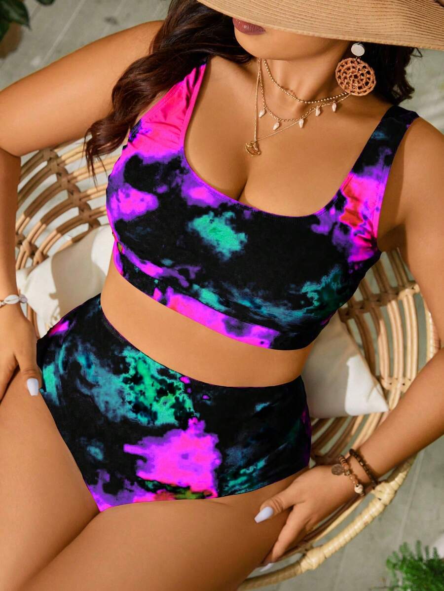 Biquini Feminino com Estampa Aleatória