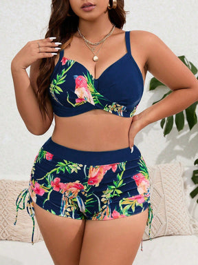 Shortkini Feminino Push Up Analu