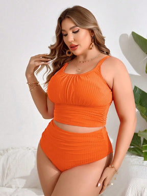Tankini Feminino Plissado Geisiele